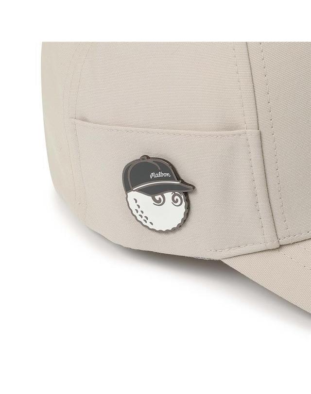 말본골프 [명품] 말본 사이드 패널 볼마커 볼캡 BEIGE M6141PCP05BEI 아이보리 착용컷