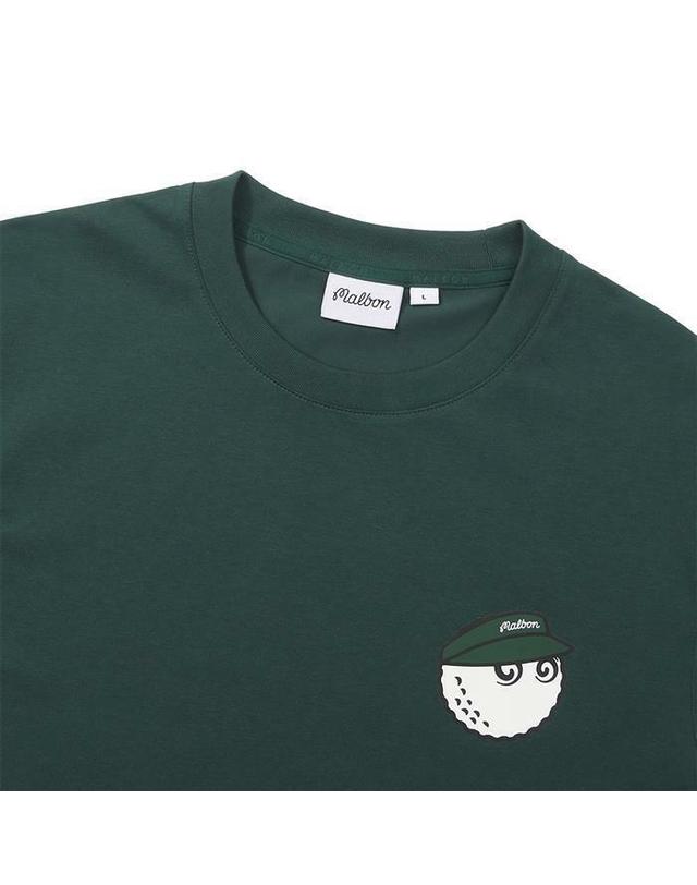 말본골프 [명품] 말본 버킷 트리플 유니 라운드 티셔츠 GREEN M6123PRS81GRN 네이비 착용컷