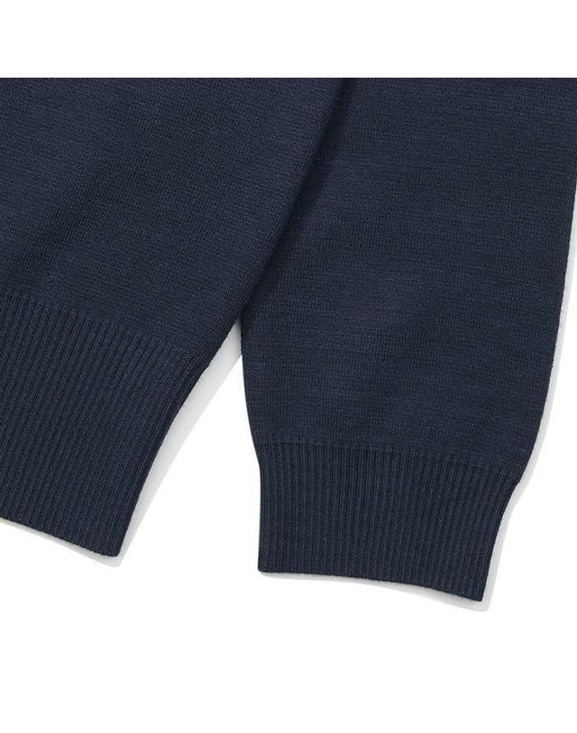 말본골프 [명품] 말본 니트 집업 가디건 NAVY M6122PKO11NVY 네이비 착용컷