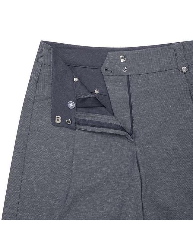 말본골프 [명품] 말본 A라인 린넨 코튼 반바지 NAVY M6222PHP12NVY 네이비 착용컷