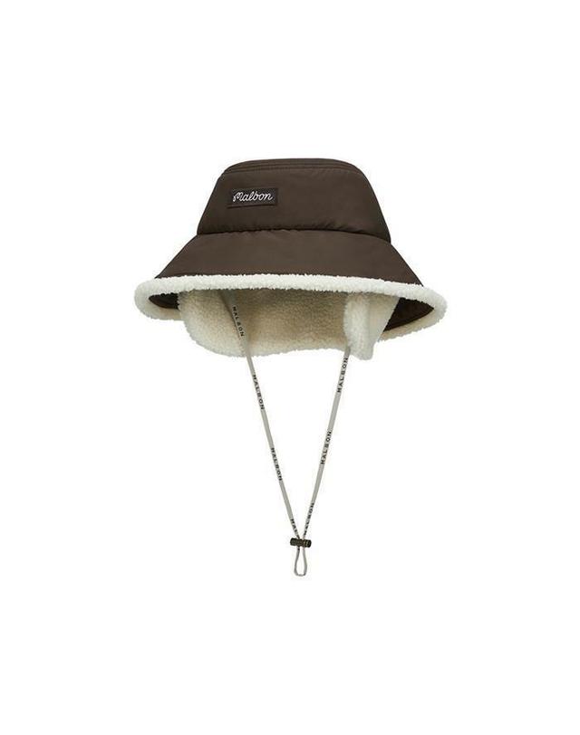 말본골프 [명품] 말본 패딩 이어머프 버킷햇 BROWN M5442PHT09BRN 그레이 착용컷