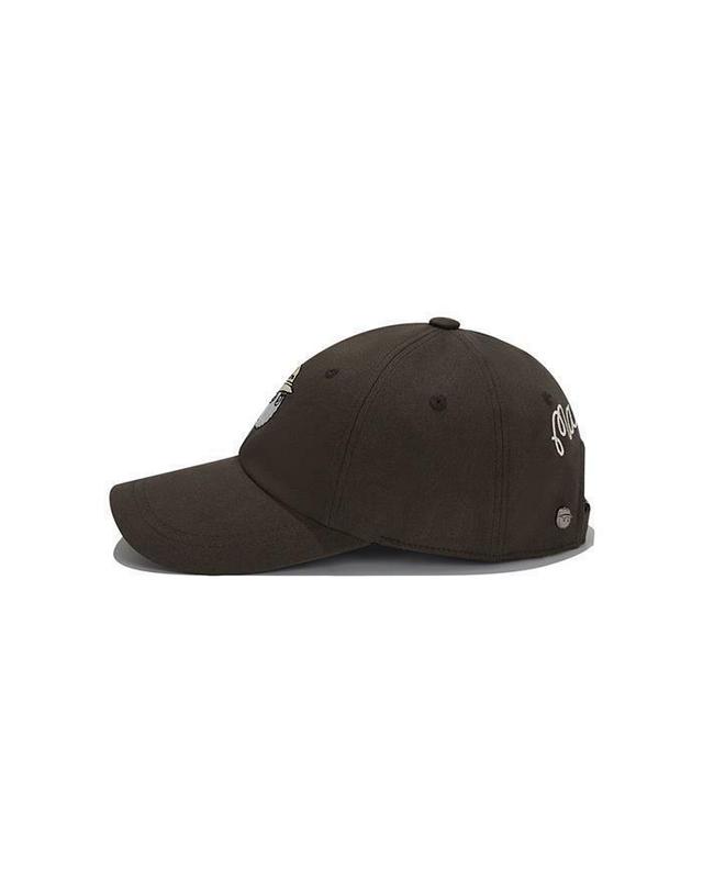 말본골프 [명품] 말본 뉴 베이직 버킷 볼캡 BROWN M6143PCP01BRN 카키 착용컷