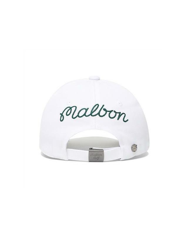 말본골프 [명품] 말본 뉴 베이직 버킷 볼캡 WHITE M6143PCP71WHT 아이보리 착용컷