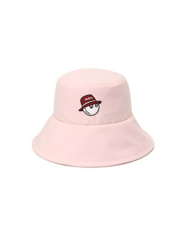 말본골프 [명품] 말본 리본 레이디 햇 PINK M6142WHT03PNK 밝은 핑크 착용컷