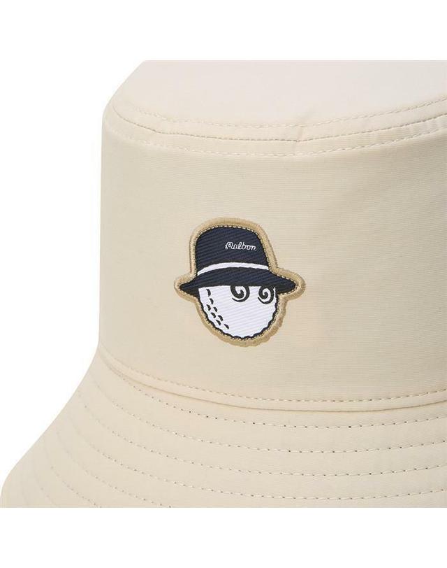 말본골프 [명품] 말본 리버시블 버킷햇 BEIGE M6143PHT01BEI 아이보리 착용컷