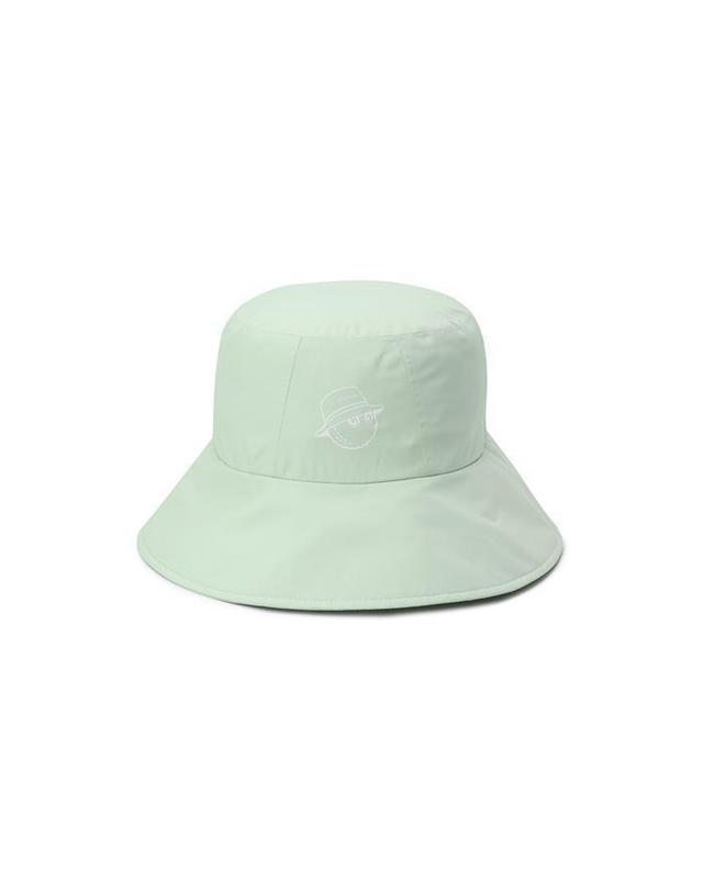 말본골프 [명품] 말본 베이직 레터링 방수 버킷햇 LIGHT MINT M6243PHT10MTL 아이보리 착용컷