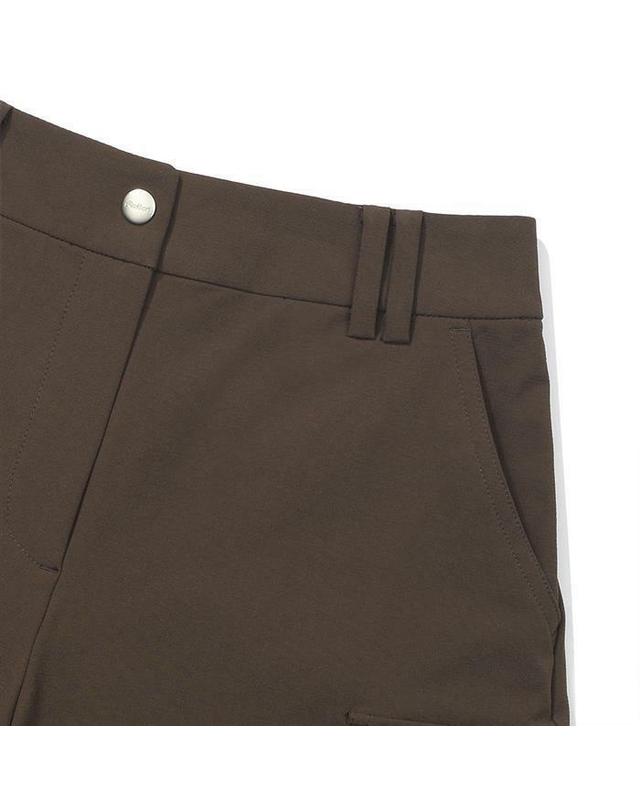 말본골프 [명품] 말본 우븐 카고 쇼츠 BROWN M6122PHP13BRW 진한 그레이 착용컷