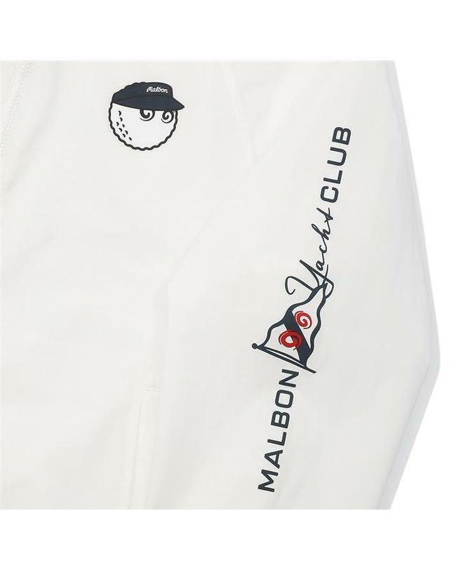 말본골프 [명품] 말본골프 YACHT CLUB 경량 자켓 화이트 M6121PJK02WHT 밝은 그레이 착용컷