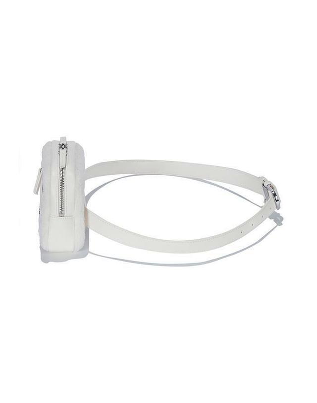 말본골프 [명품] 말본 퍼 벨트백 IVORY M5442PBT04IVY 아이보리 착용컷