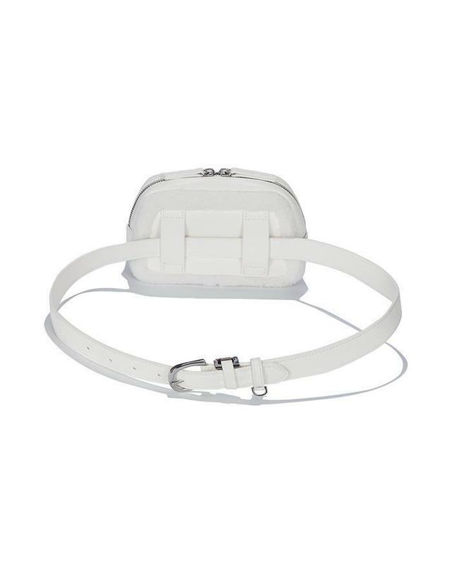 말본골프 [명품] 말본 퍼 벨트백 IVORY M5442PBT04IVY 아이보리 착용컷
