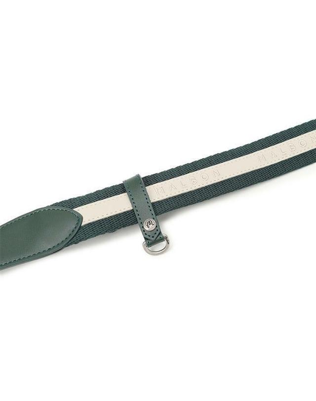 말본골프 [명품] 말본 여자 로고 웨빙 벨트 GREEN M6142PBT03GRN 카키 착용컷