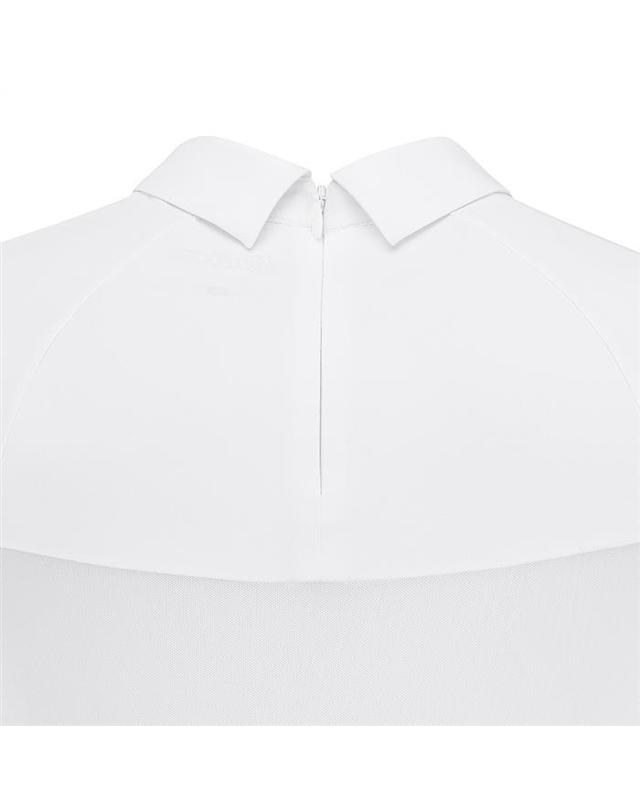 말본골프 [명품] 말본 카라 쿨링 이너 베이스 레이어 WHITE M6122PIN15WHT 밝은 퍼플 착용컷