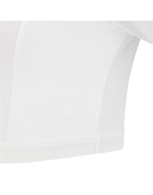 말본골프 [명품] 말본 크롭 쿨링 볼레로 베이스레이어 WHITE M6122PIN14WHT 밝은 블루 착용컷