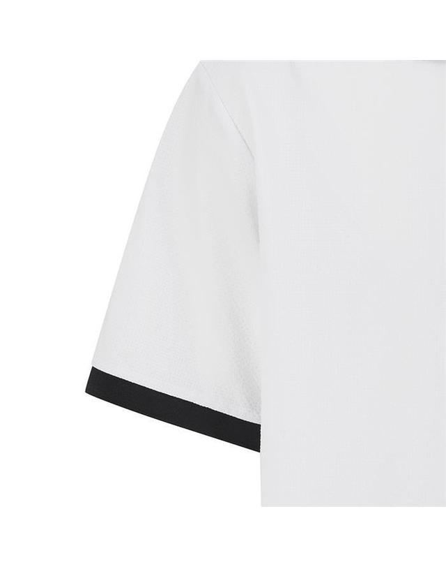 말본골프 [명품] 말본골프 시어서커 카라 피스테 OFF WHITE M6221PPI46OWT 아이보리 착용컷