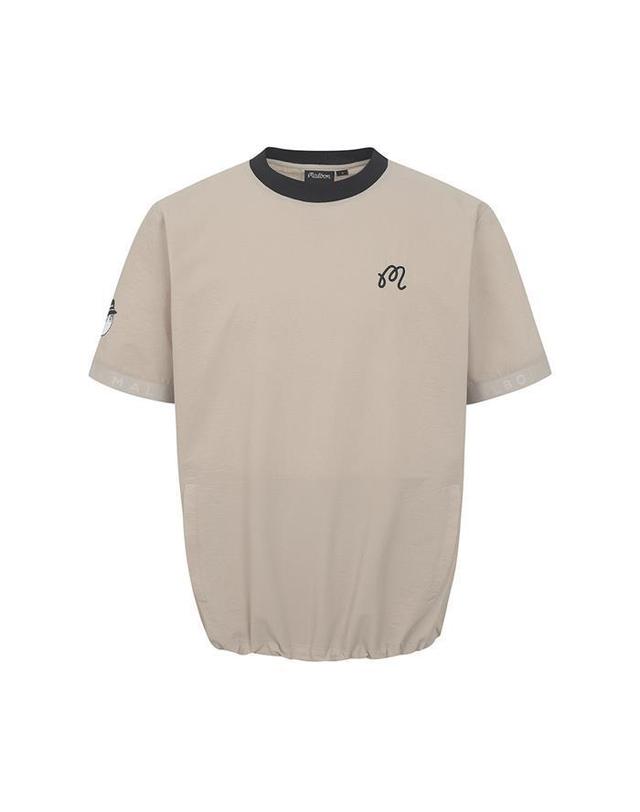 말본골프 [명품] 말본골프 에어 라이트 라운드 피스테 BEIGE M6221PPI41BEI 밝은 그레이 착용컷