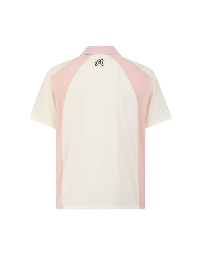 말본골프 [명품] 말본골프 에어 블록 카라 피스테 LIGHT BEIGE M6221PPI45BGL 밝은 그레이 착용컷