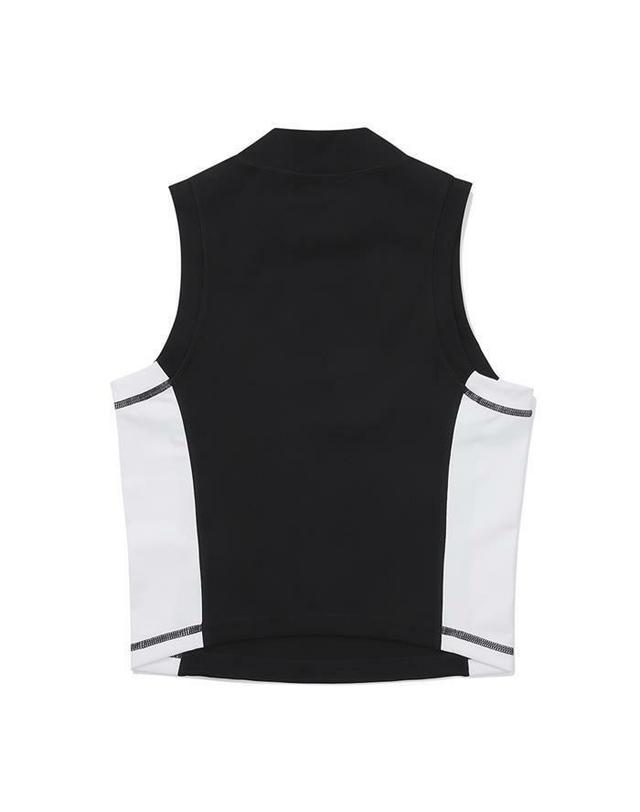 말본골프 [명품] 말본골프 ETTA 탱크탑 BLACK M6212LSL52BLK 네이비 착용컷