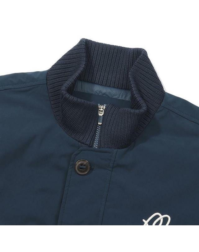 말본골프 [명품] 말본골프 M 버튼 패디드 자켓 NAVY M6121PJK03NVY 네이비 착용컷