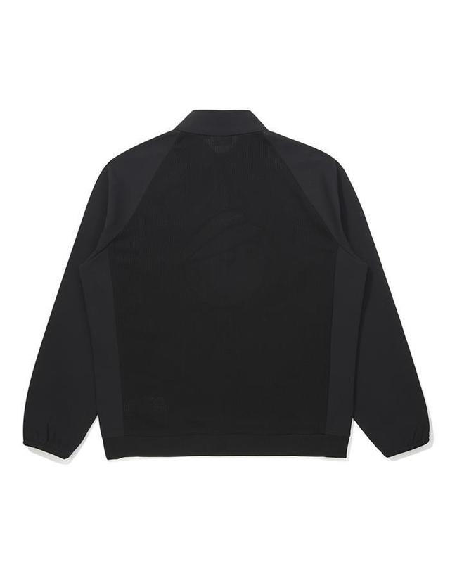 말본골프 [명품] 말본골프 하이브리드 미드레이어 자켓 BLACK M6121PJK05BLK 네이비 착용컷