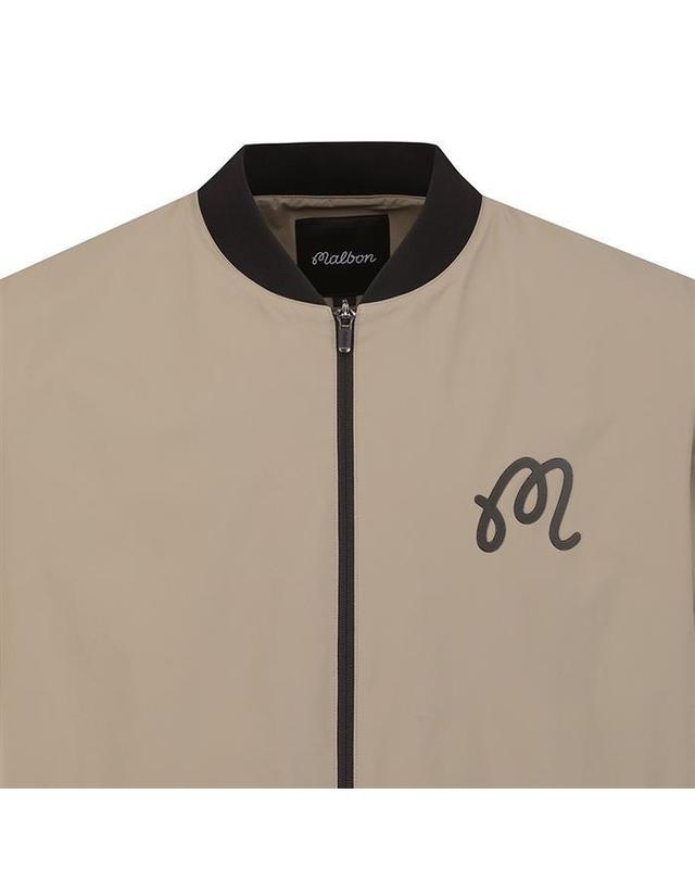 말본골프 [명품] 말본골프 트라이앵글 반팔 자켓 BEIGE M6221PJK07BEI 밝은 그레이 착용컷