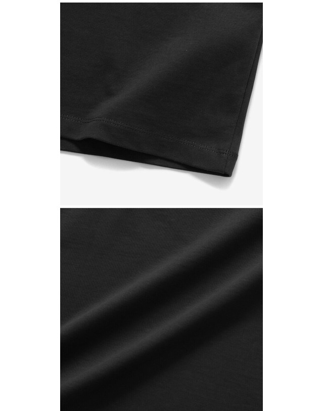 가니 [명품] T4057 252 여성 반팔티 진한 그레이 착용컷