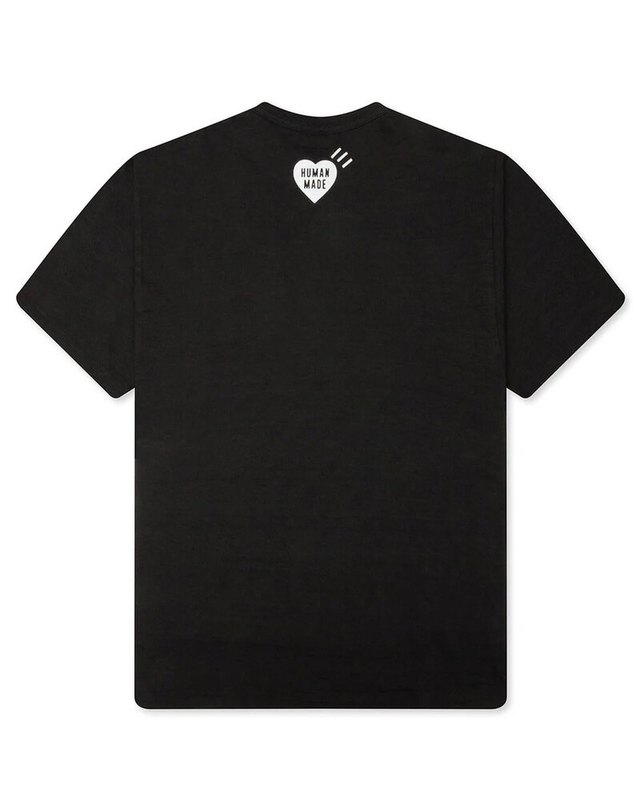 휴먼메이드 [명품] 26SS 휴먼메이드 불독 그래픽 남성 반팔 티셔츠 HM31TE011 BLACK 진한 그레이 착용컷