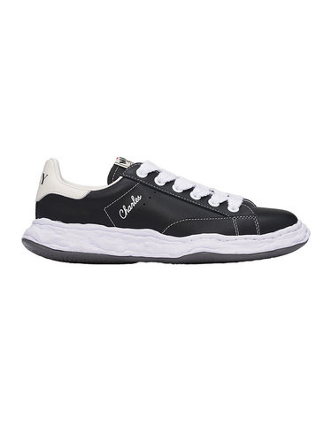 [명품] 미하라야스히로 찰스 OG솔 레더 스니커즈 A12FW701 BLACK