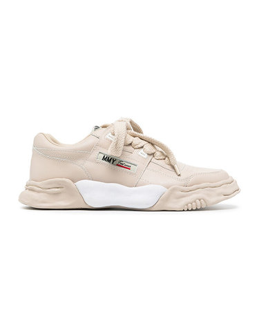 [명품] 미하라야스히로 파커 레더 스니커즈 A08FW702 BEIGE