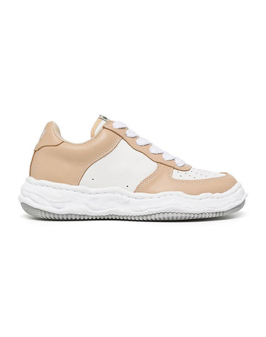 [명품] 미하라야스히로 웨인 레더 스니커즈 A08FW706 BEIGE WHT