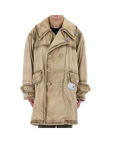 [명품] 미하라야스히로 패드 퍼 코트 A11CT042 BEIGE