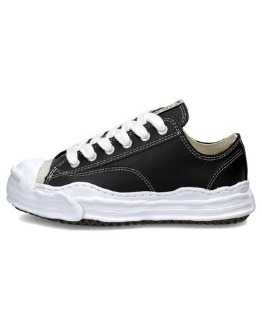 [명품] 25SS 미하라야스히로 행크 OG솔 레더 로우 스니커즈 A05FW704 BLACK