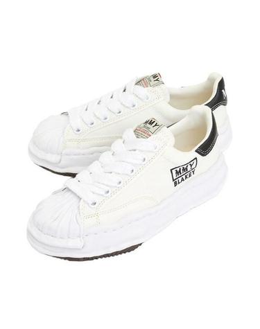 [명품] 미하라야스히로 블레이키 캔버스 로우탑 스니커즈 A08FW735 WHITE