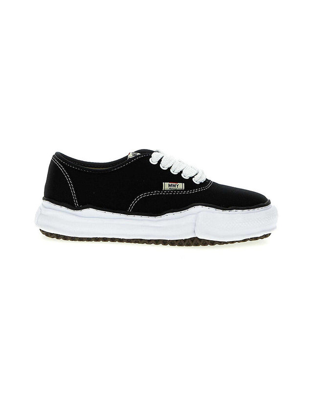미하라 야스히로 [명품] 미하라야스히로 베이커 OG솔 캔버스 스니커즈 A02FW704 BLACK 카키 착용컷