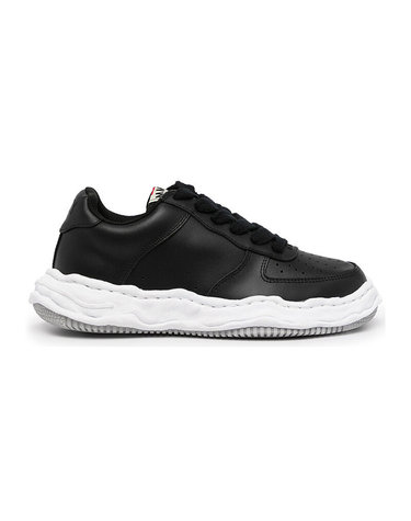 [명품] 미하라야스히로 웨인 레더 스니커즈 A07FW702 BLACK