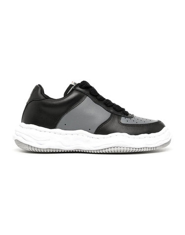 [명품] 25SS 미하라야스히로 웨인 레더 스니커즈 A08FW706 BLK GRY