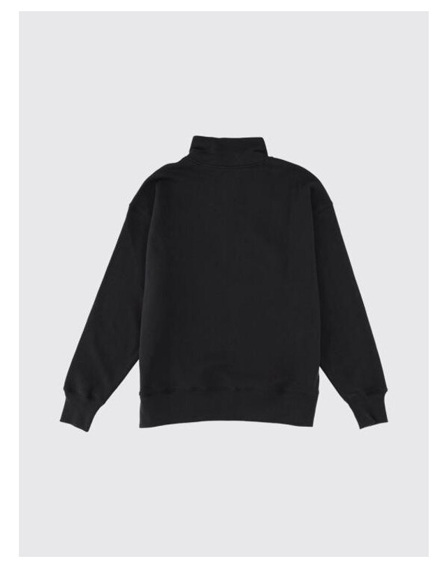엠에스지엠 [명품] 엠에스지엠 MSGM 로고 자수 하프 지퍼 스웨트셔츠 3940MM81 257795 99 BLACK 착용컷
