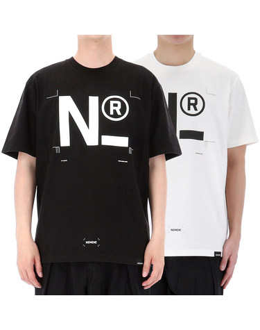 [명품] 네멘 NEMEN 로고 폰트 반팔 티셔츠 2종 NMN_E23141T