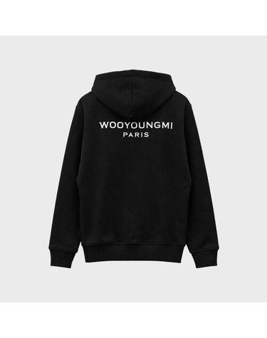 [명품] 백로고 후드집업 블랙 남성 자켓 W261TS47741B