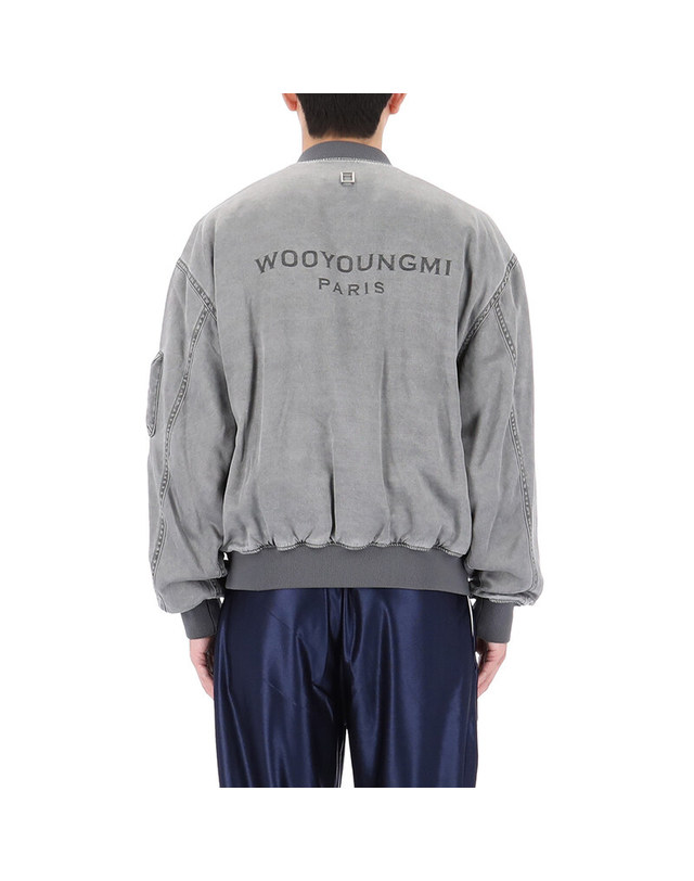 우영미 [명품] 26SS 우영미 리버시블 봄버 자켓 W261JP07931G 네이비 착용컷