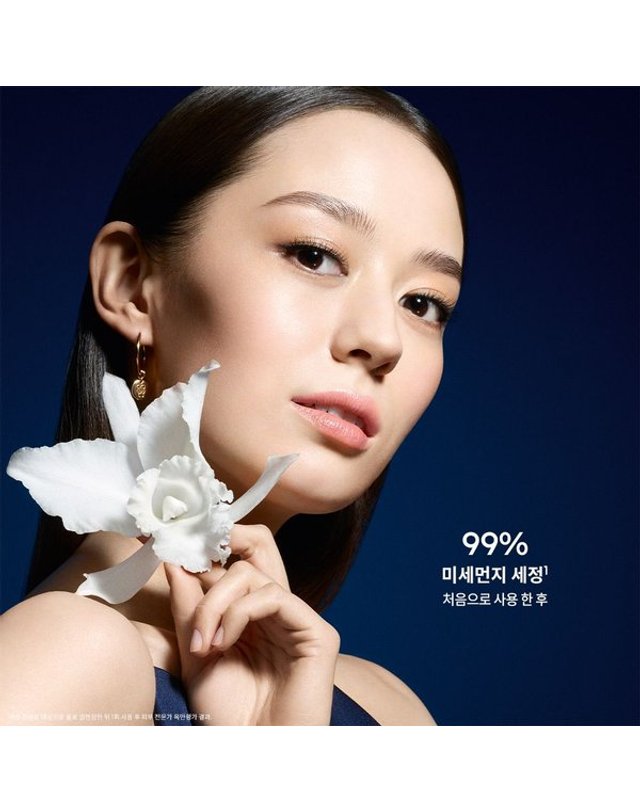 겔랑 [갤러리아] [겔랑]오키드 임페리얼 더 폼 인 크림 익셉셔널 클렌징 케어 (클렌징 폼) 150ML 착용컷