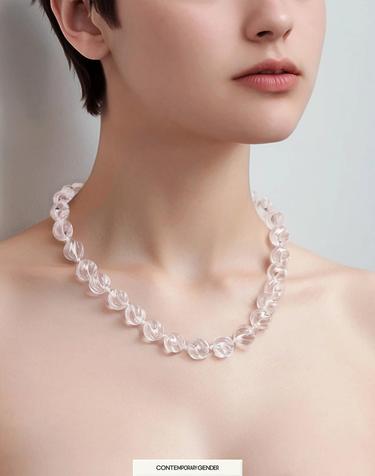 Natural Crystal Necklace 네추럴 크리스털 네크리스