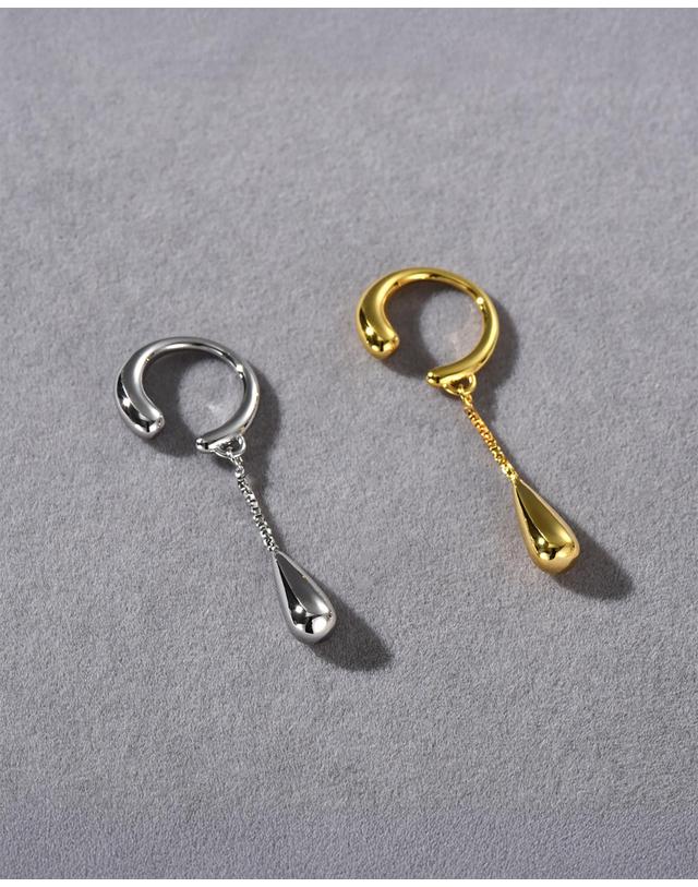 컨템포러리젠더 Dewdrop Tassel Earcuff 듀드롭 테슬 이어커프 착용컷