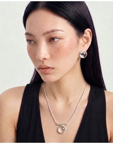 [컨젠] Glacier Contour Necklace 글래시어 컨투어 네크리스