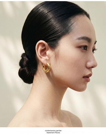 [컨젠] Essential Solid  Earrings 에센셜 솔리드 이어링