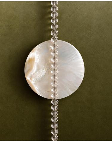 [컨젠] Facet Fluid Crystal Necklace 파셋 플루이드 크리스탈 네크리스