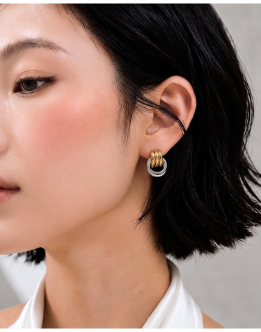 [컨젠] Chrono Orbit Loop Earrings 크로노 오빗 루프 이어링