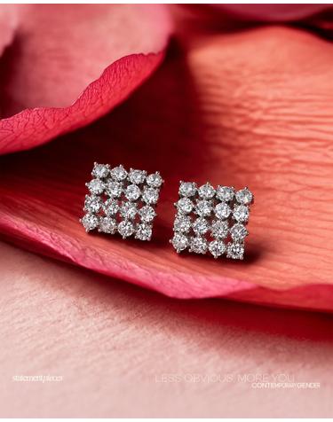 [컨젠] Lumière Mosaic Earrings 루미에르 모자이크 이어링