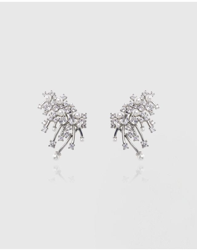컨템포러리젠더 Aurora Cluster Earrings 오로라 클러스터 이어링 착용컷