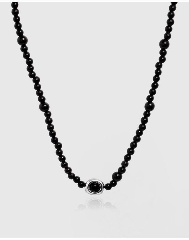 컨템포러리젠더 [컨젠] Noir Eclipse Necklace 누아르 이클립스 네클리스 블랙 착용컷