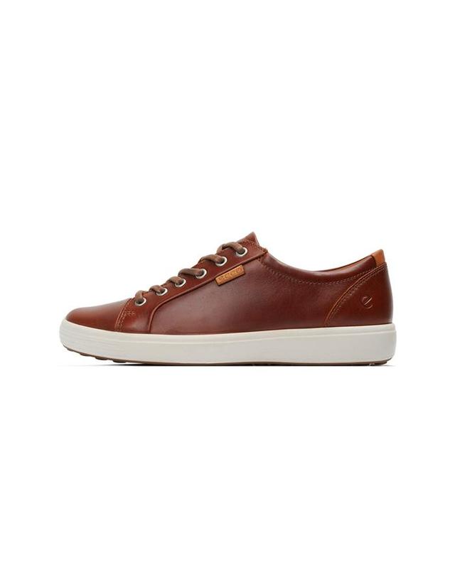 에코 에코 남성 SOFT 7 M 스니커즈 COGNAC/BROWN 브라운 착용컷